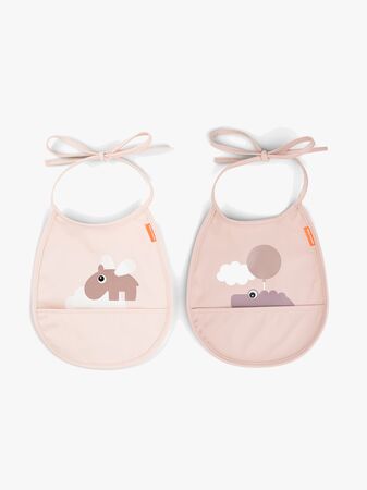 Done By Deer Happy clouds Tiny pocket Haklapp 2-Pack, Powder