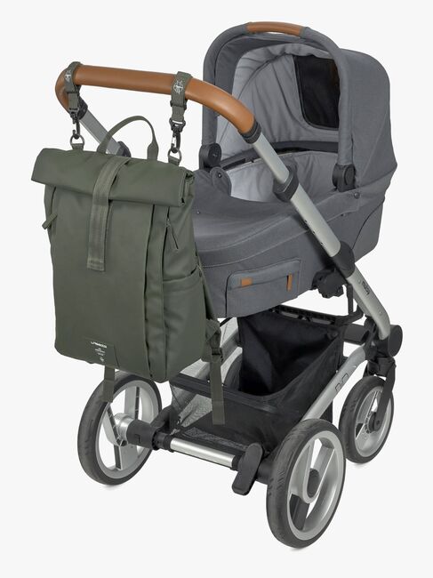 Lässig Rolltop Skötväska Ryggsäck, Olive