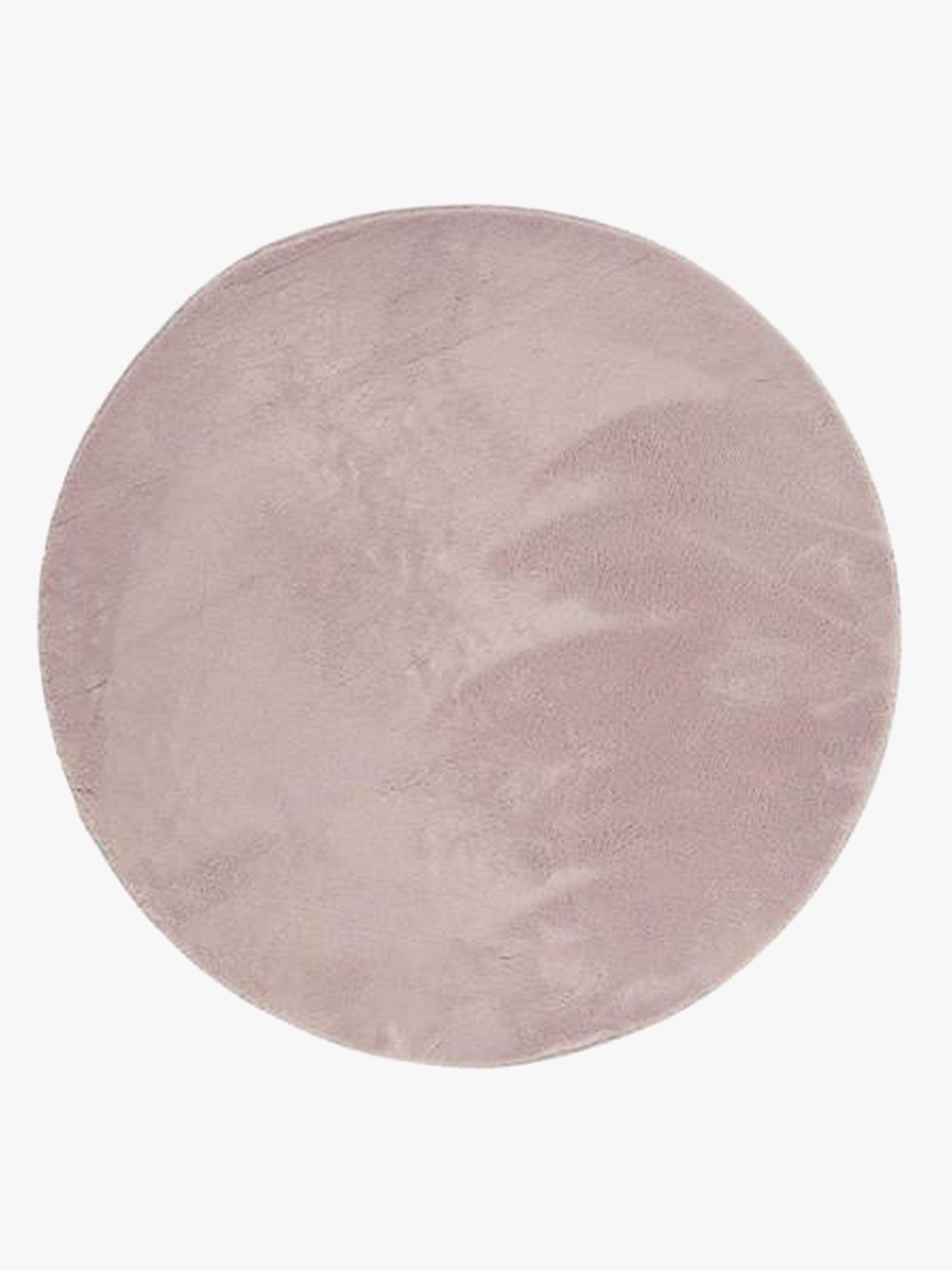 KMCarpets Barnmatta Rund 160, Soft Dusty Pink, Barnrum
