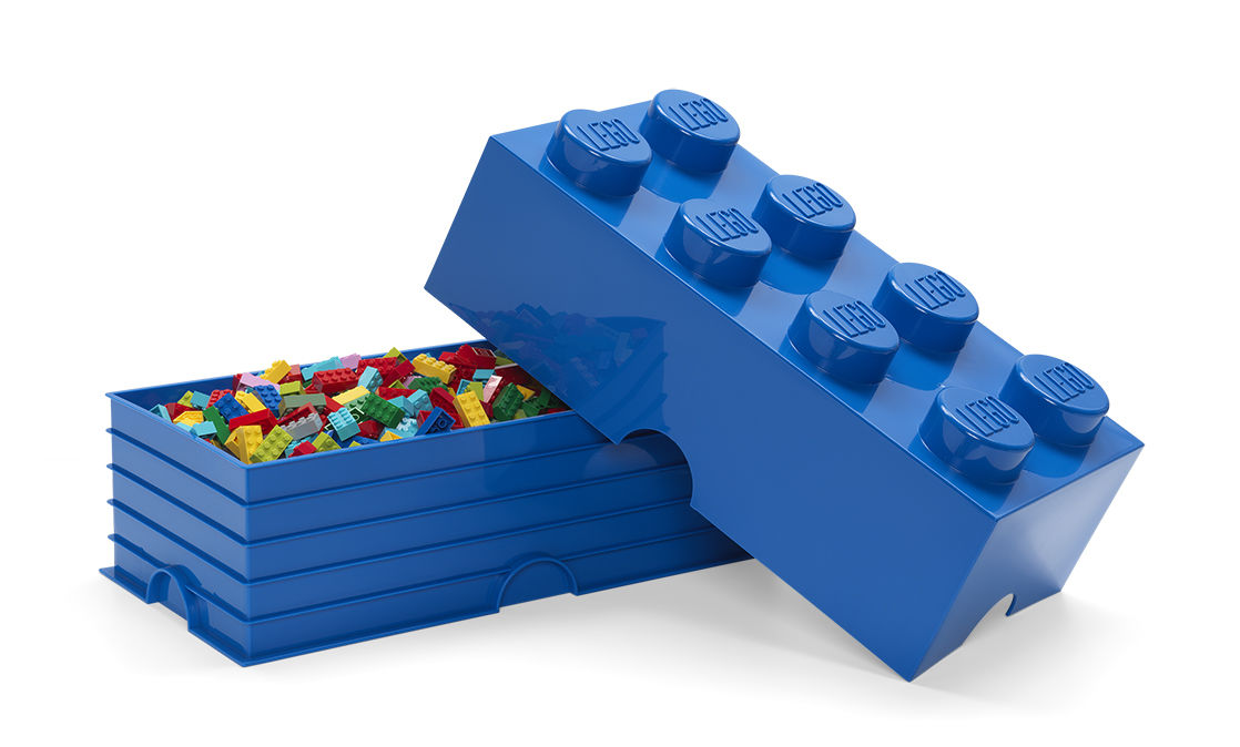 LEGO Förvaring 8 Blå