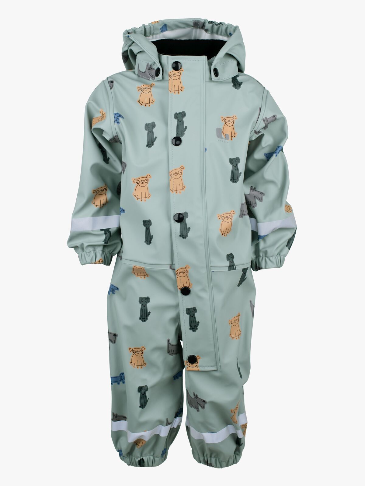 Lindberg Vattholma Regnoverall, Grön/Grå