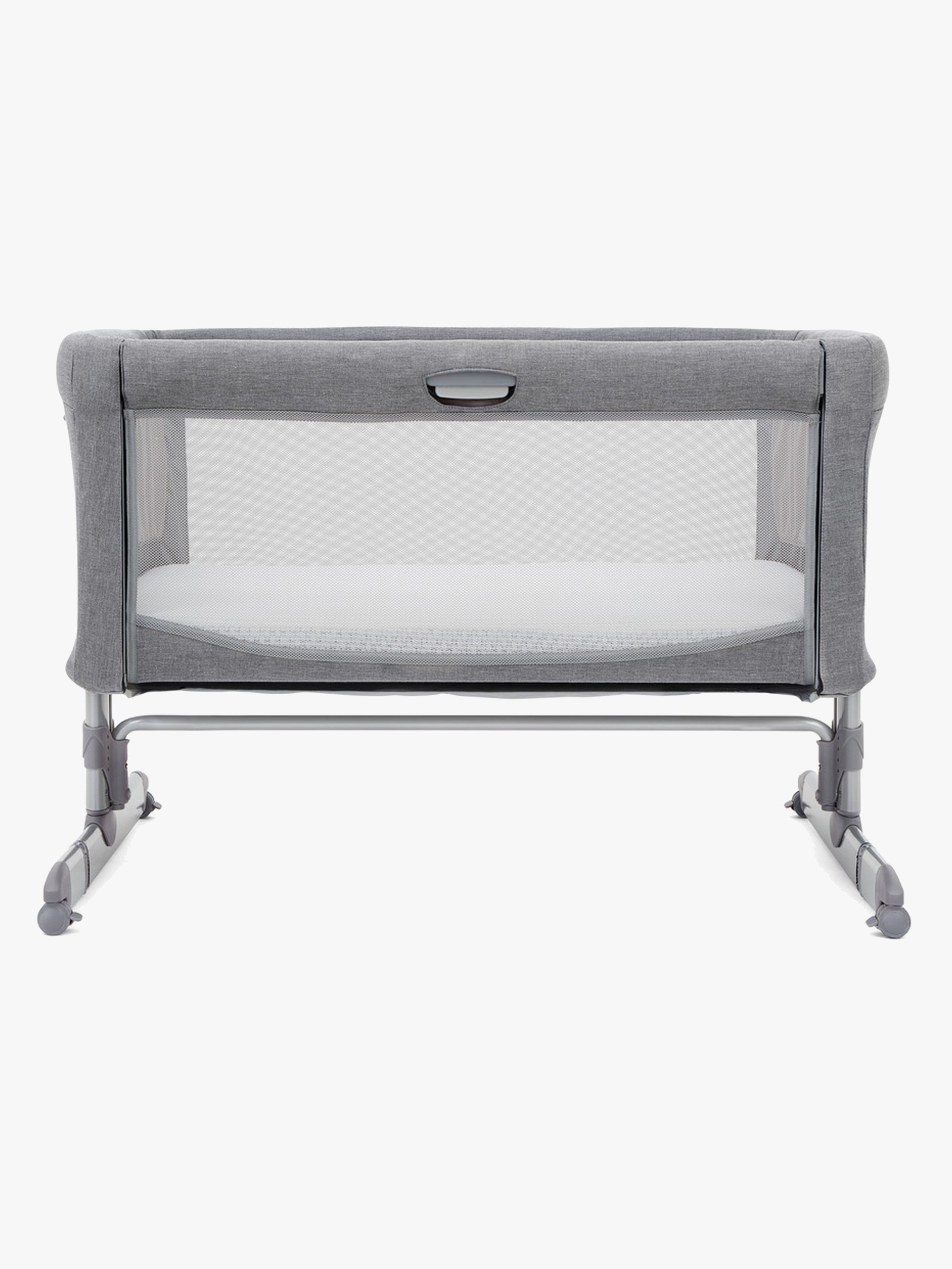 Joie Roomie Bedside Crib, Gray Flannel