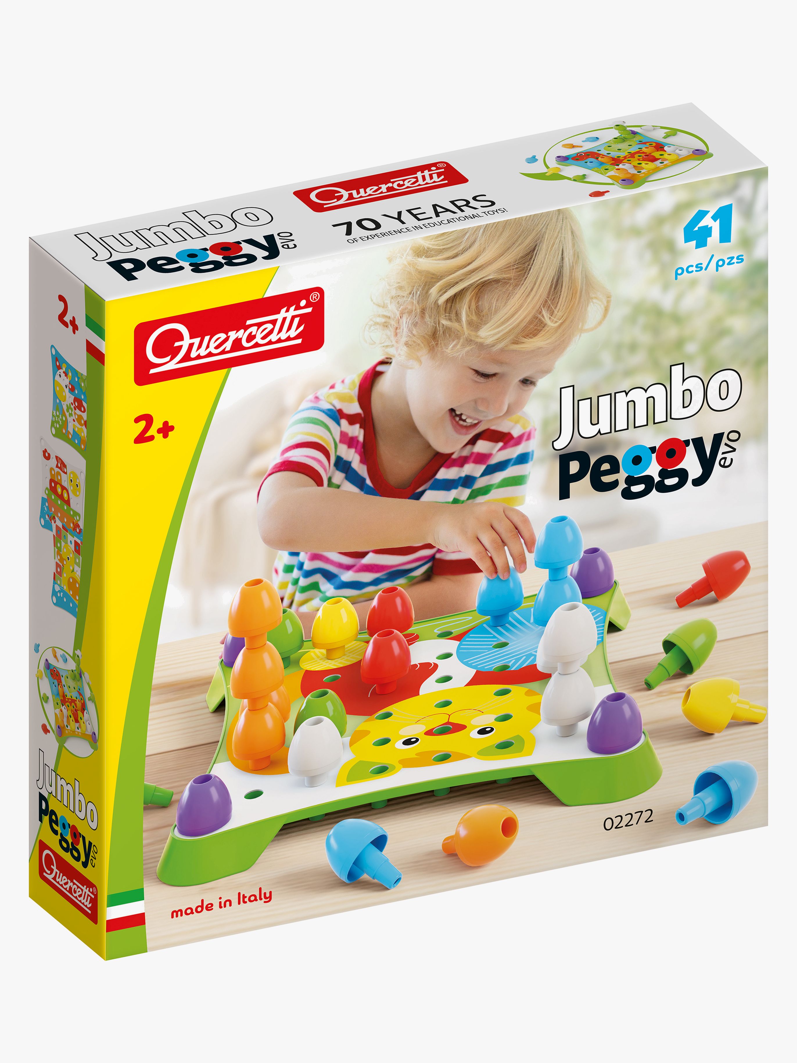 Quercetti Pegart Jumbo Peggy Evo Stapelleksak