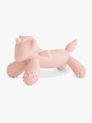 Mushie Enhörning Bitleksak, Blush