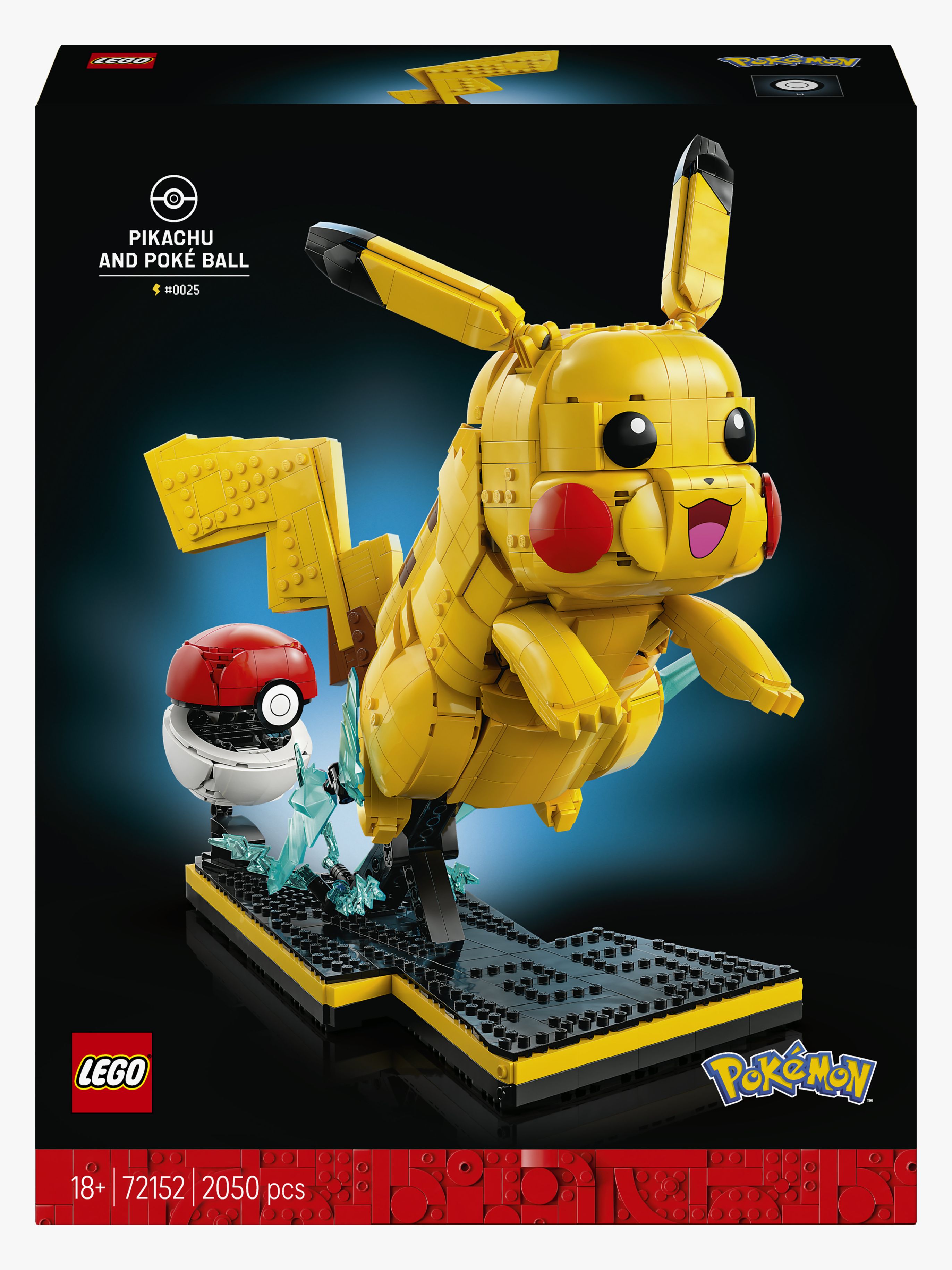 LEGO Pokémon 72152 Pikachu och Poké Ball