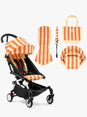Stokke YOYO 3 Sittvagn 6+ inkl. Riviera Summer Kit, Capri/White