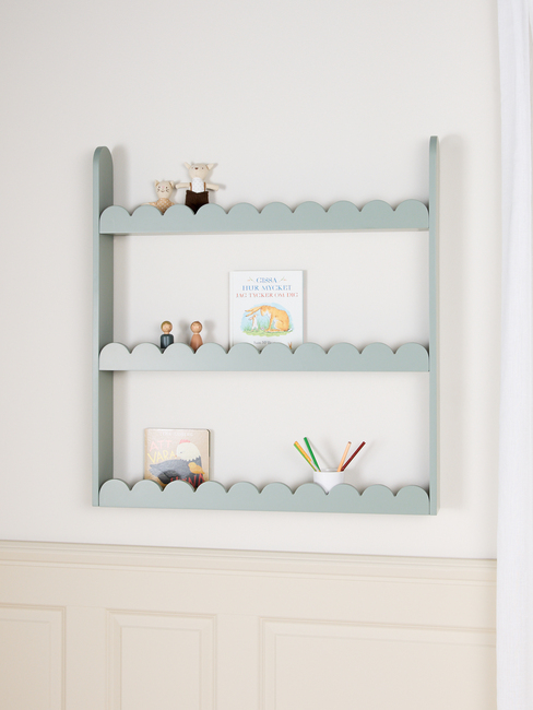 Alice & Fox Dune  Vägghängt Bokställ, Sage