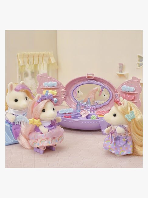 Sylvanian Families Dockhustillbehör Sminkbord med Figur
