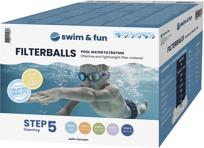 Swim & Fun Filterbollar 700g