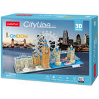 Cubic Fun City Line London 3D Pussel, 107 Bitar
