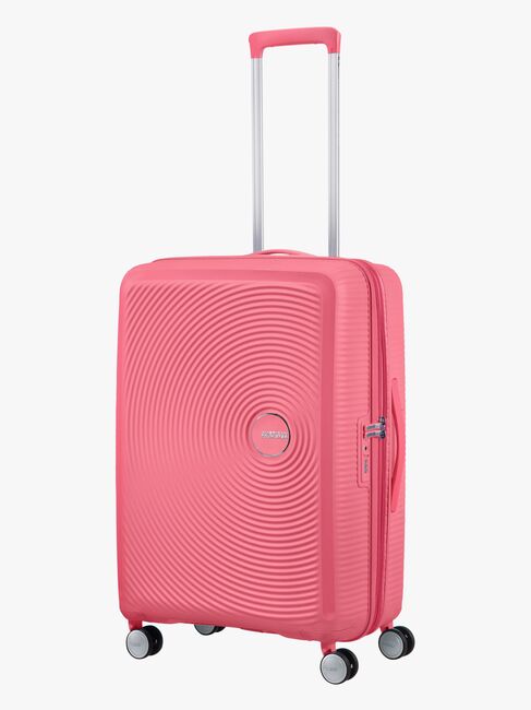American Tourister Soundbox Spinner Resväska 71,5-81L, Sun Kissed Coral
