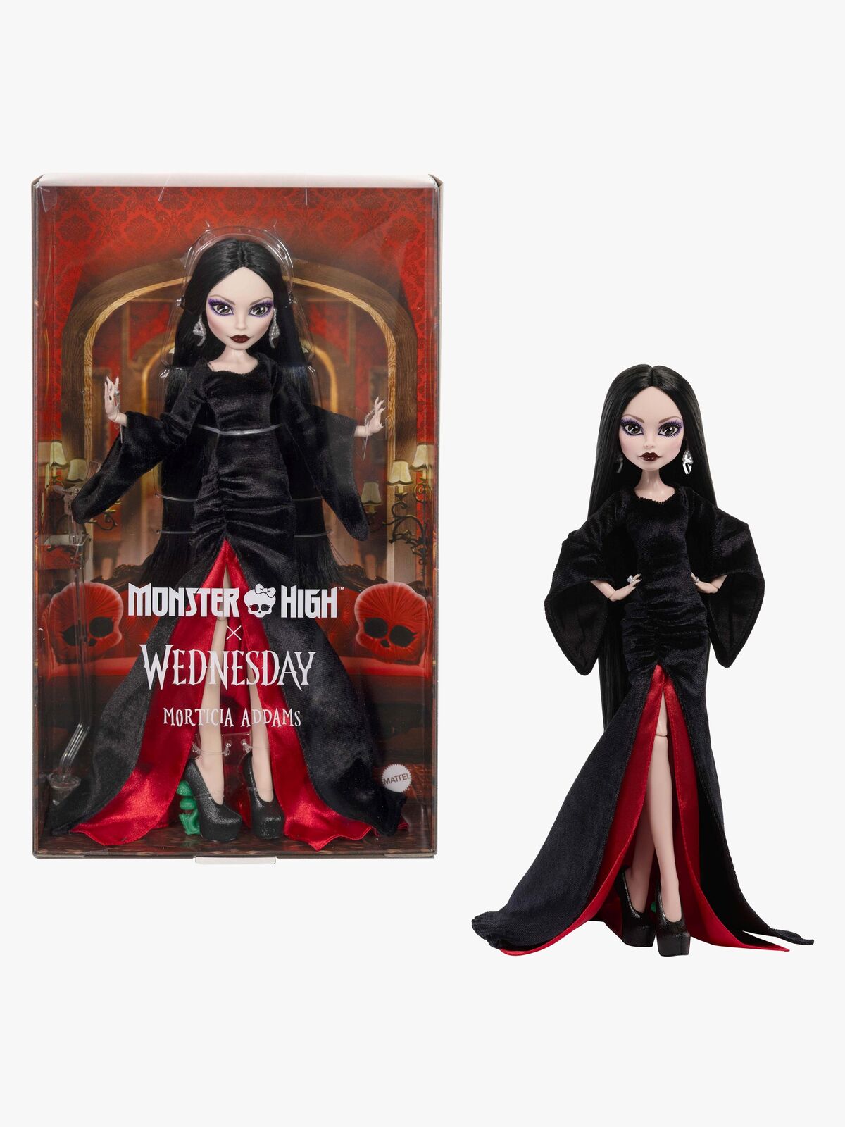 Monster High Wednesday Modedocka Morticia