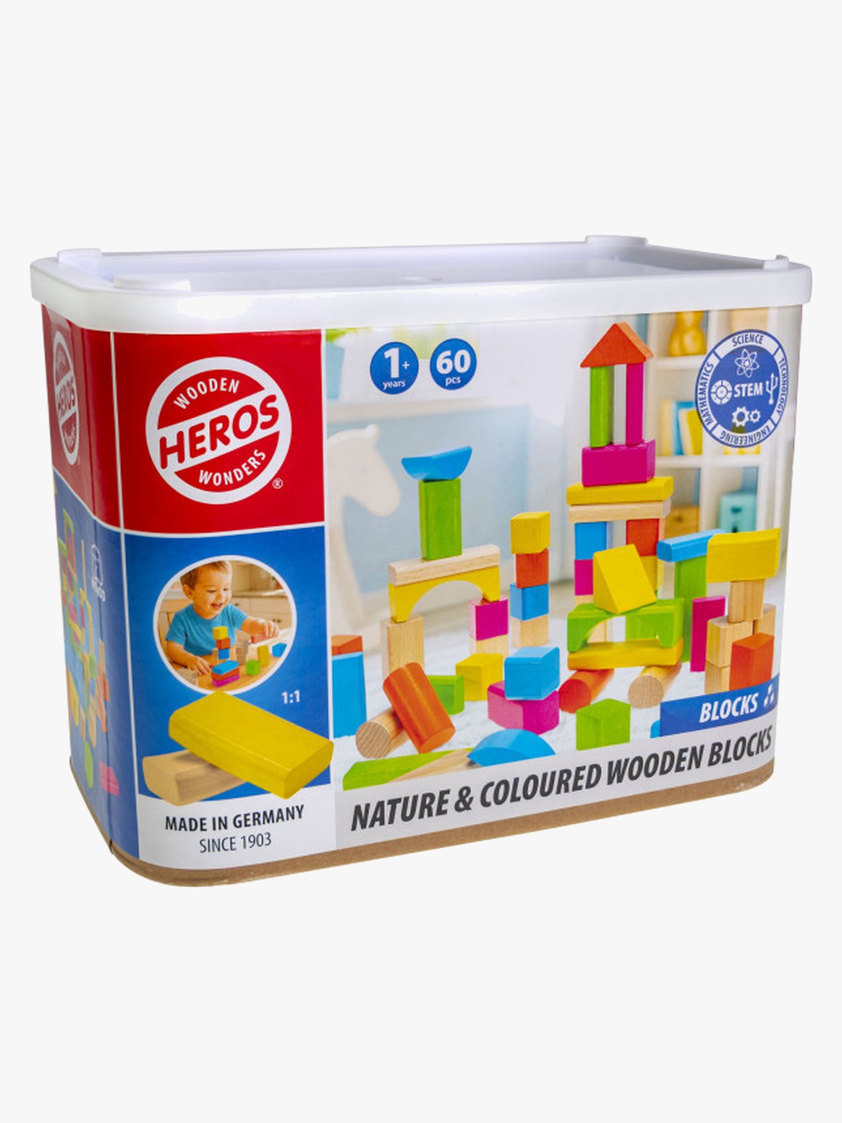Heros Träklossar 60 Delar