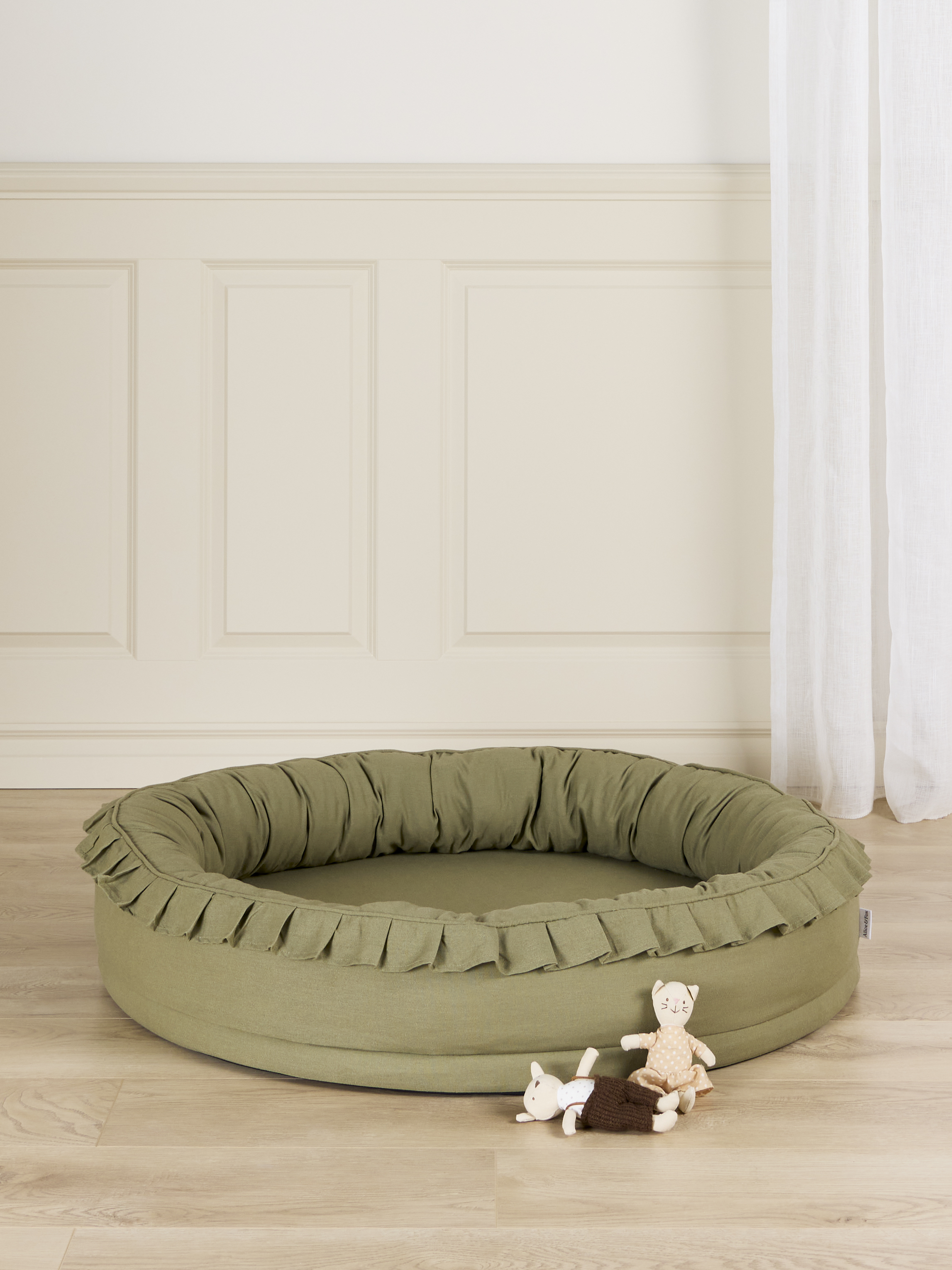 Alice &  Fox PUDDLE Babynest 90cm, Green