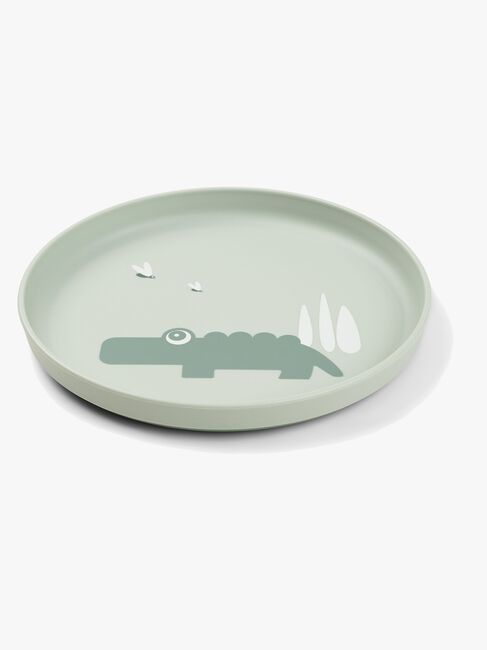 Done By Deer Foodie Tallrik Croco, Grön