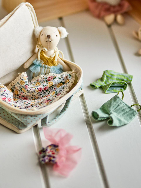 Bloomingville MINI Lara Docka, Brun