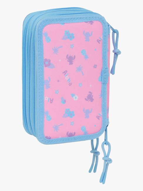 Disney Stitch  Fyllt Trippelpennfodral 37 Delar, Bright