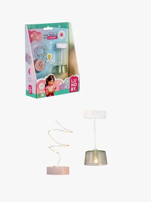 Lundby Puppenhauszubehör Deckenlampe & Lichterkette