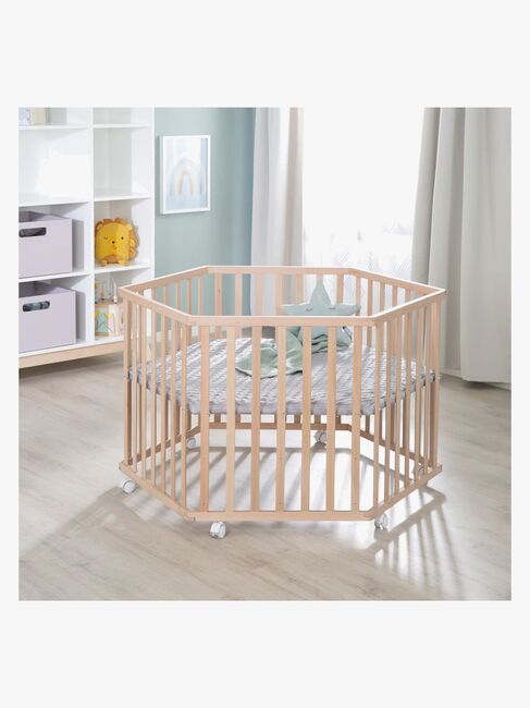 Roba Cosiplay Hexagon Lekhage med Hjul, Wood