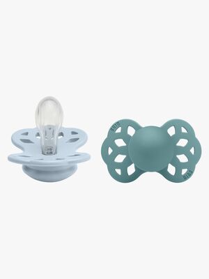 BIBS Infinity Napp 2-pack Stl 1 Symmetrical, Baby Blue/Island Sea