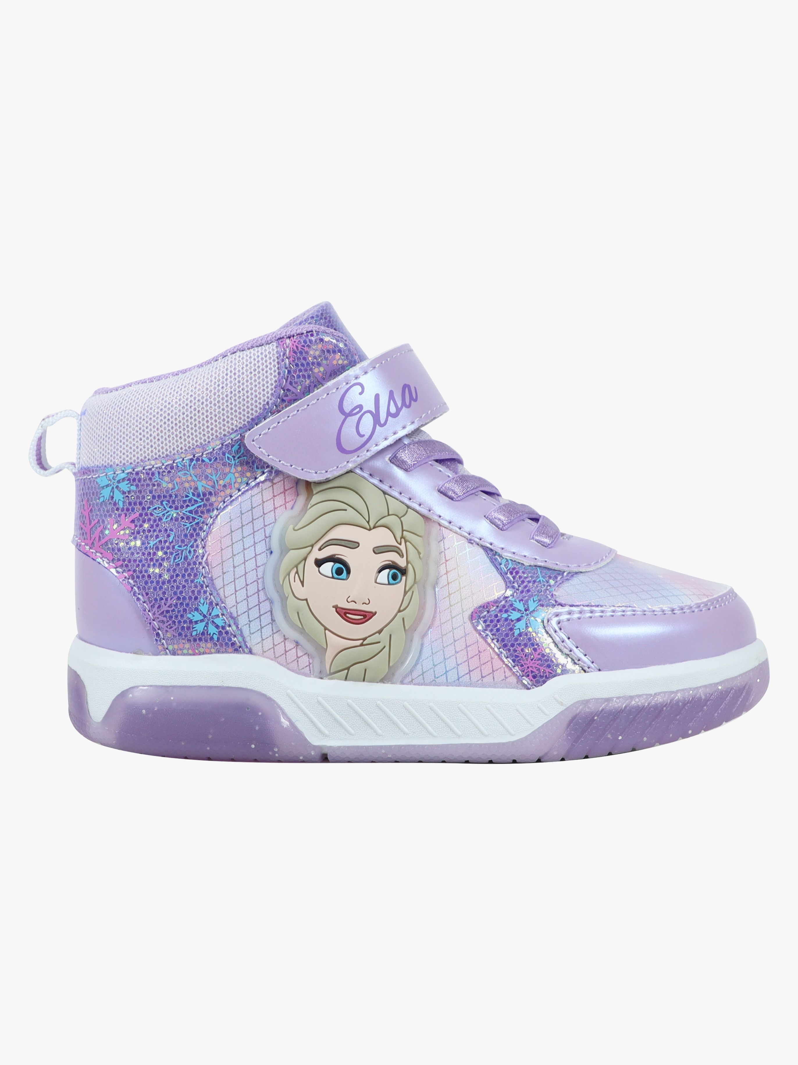 Disney Frozen Blinkande Mid Sneakers, Lila, 30