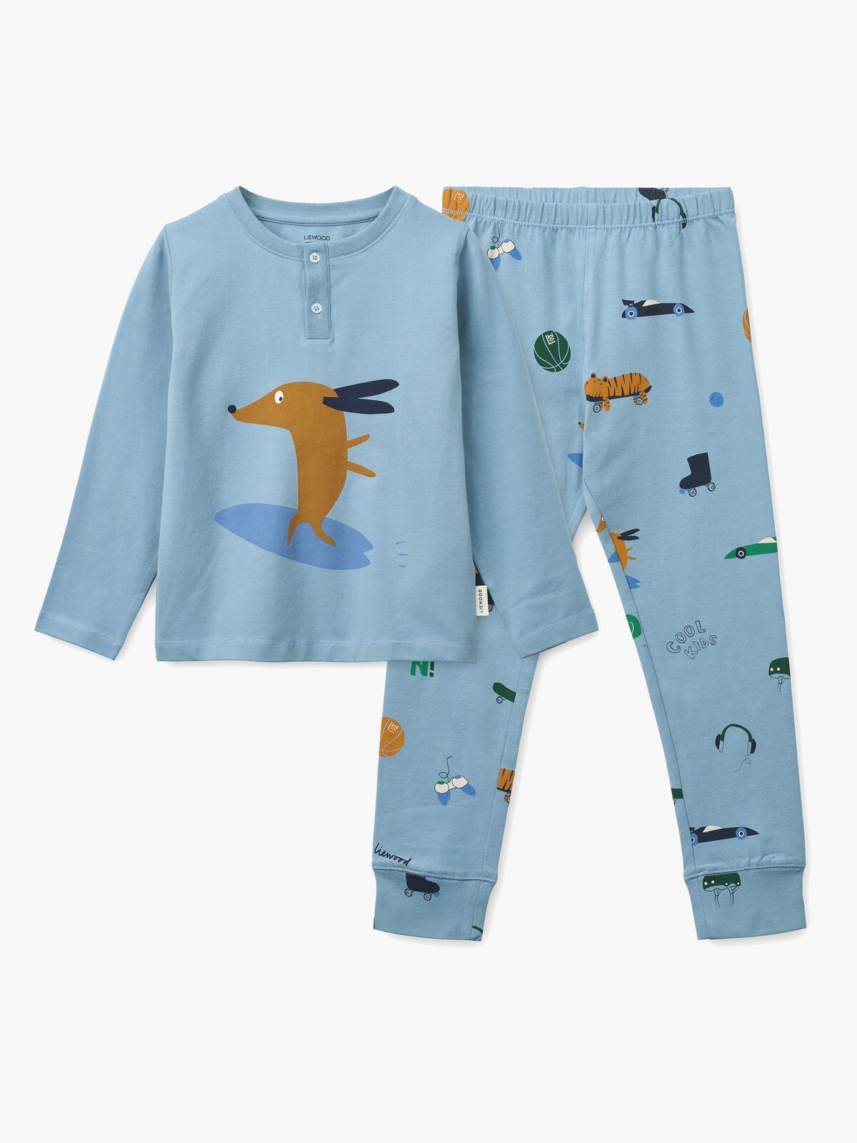 LIEWOOD Wilhelm Pyjamasset, Dog/fun/beach blue/mix