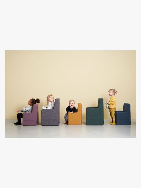 by KlipKlap Kids Fåtölj XL, Mörkgrå