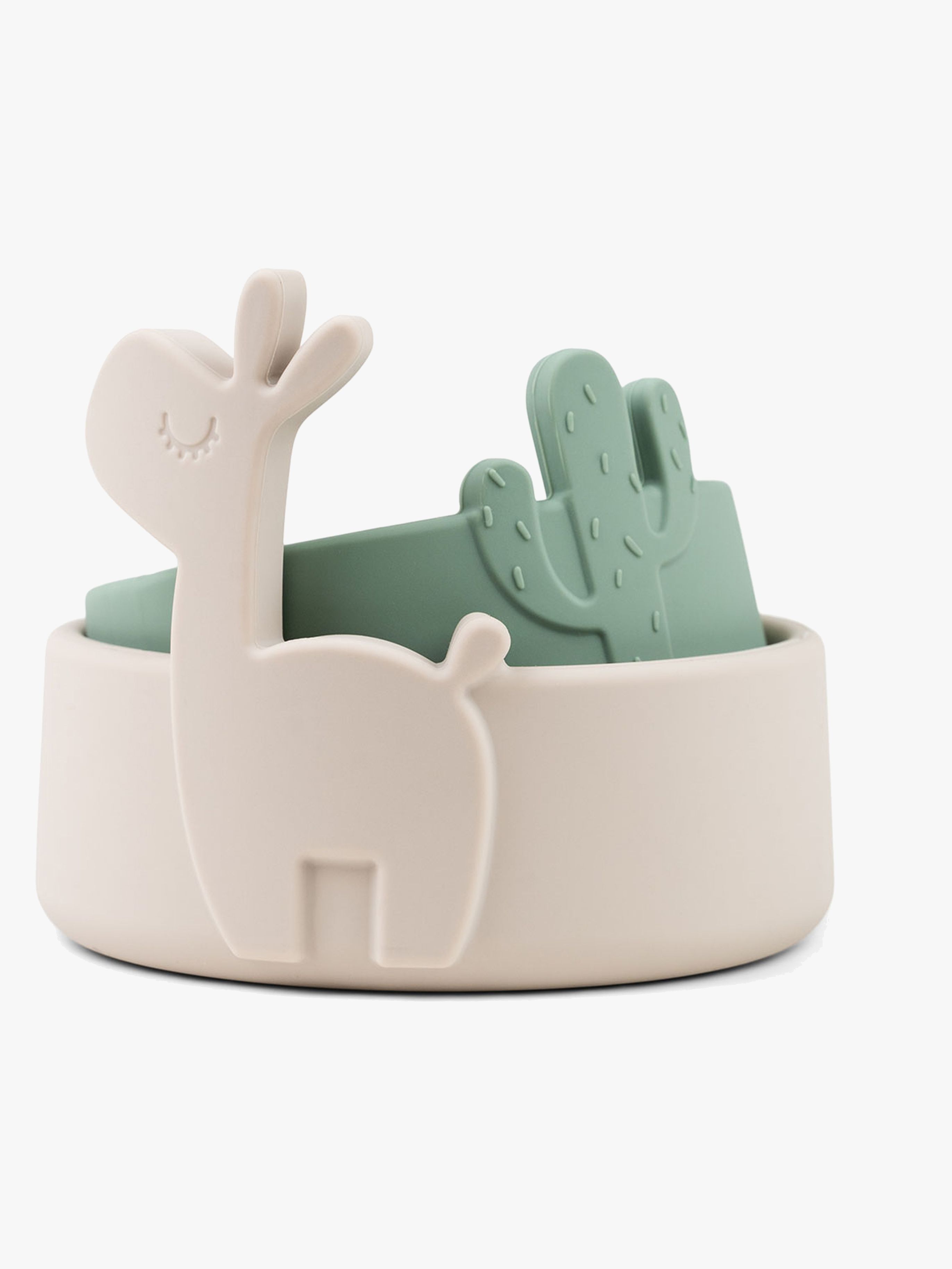 Done By Deer Skålset Lalee 2-Pack, Sand/Grön