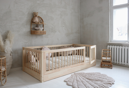 Minitude JULIAN Juniorsäng/Montessorisäng 100x200, Natur