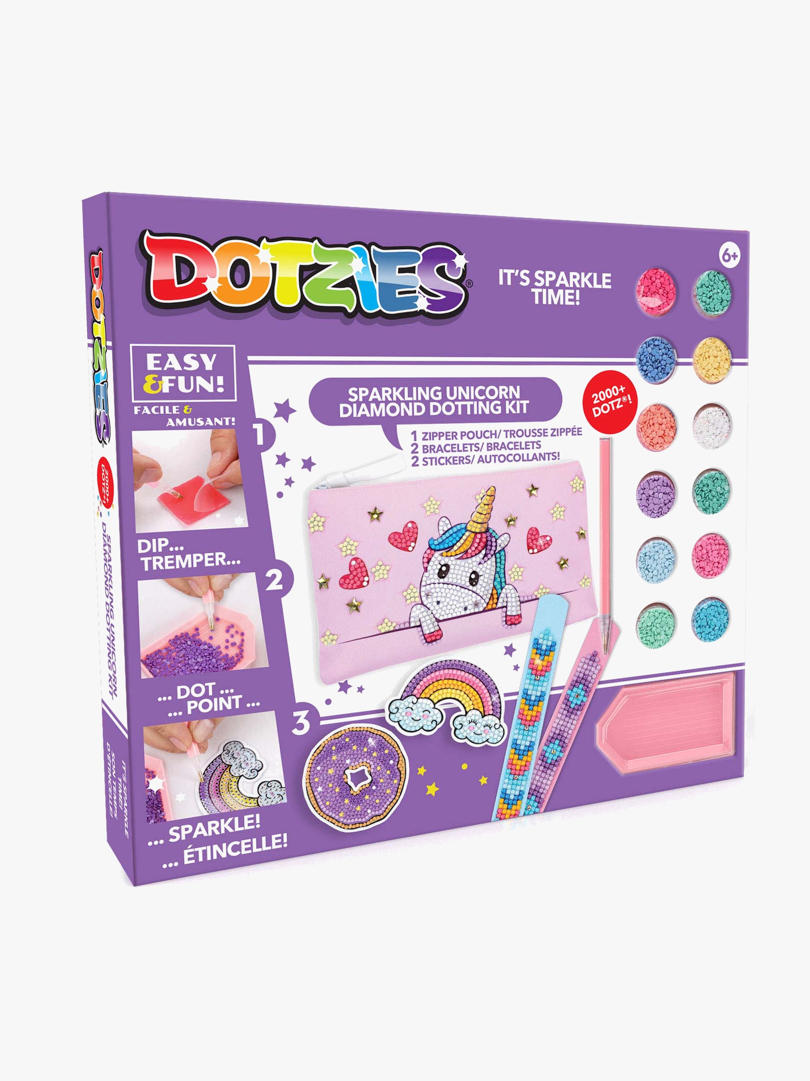 DiamondDotz Dotzies Aktivitetsset - Baby Unicorn