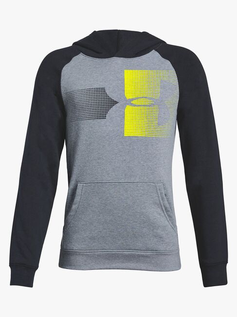 Under Armour Rival Logo Huvtröja, Steel