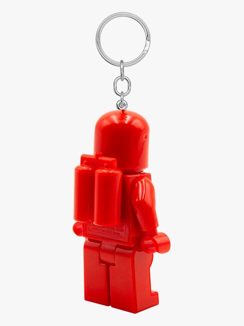 LEGO® Ikonisk Rymdman Nyckelring med LED-lampa, Röd