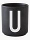 Design Letters Mugg Porslin U, Svart