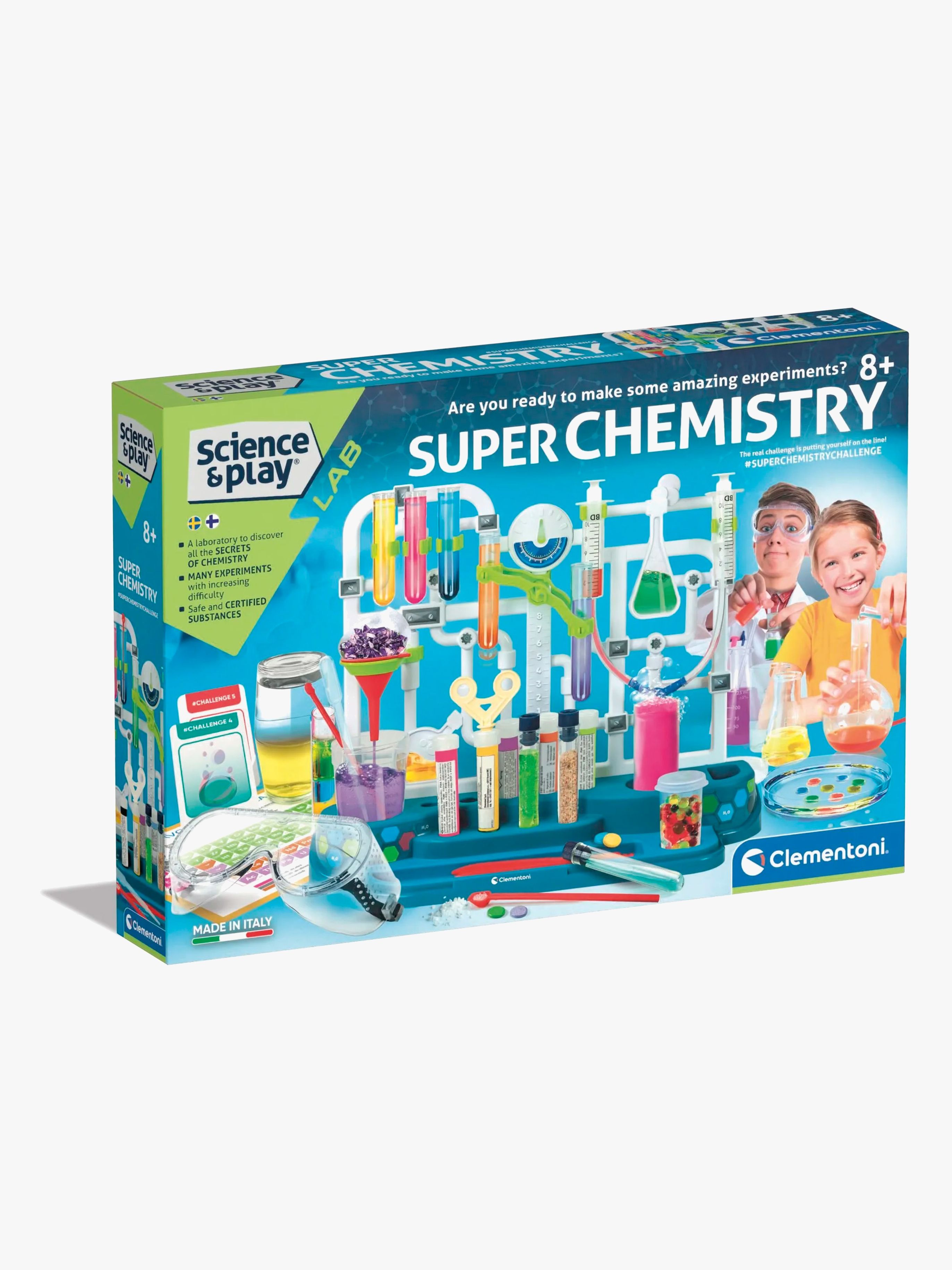 Clementoni Science & Play Experimentlåda Super Chemistry