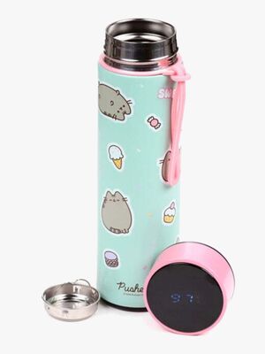 Pusheen The Cat Warm & Kalt Digitale Thermometerflasche 450 ml, Sweets