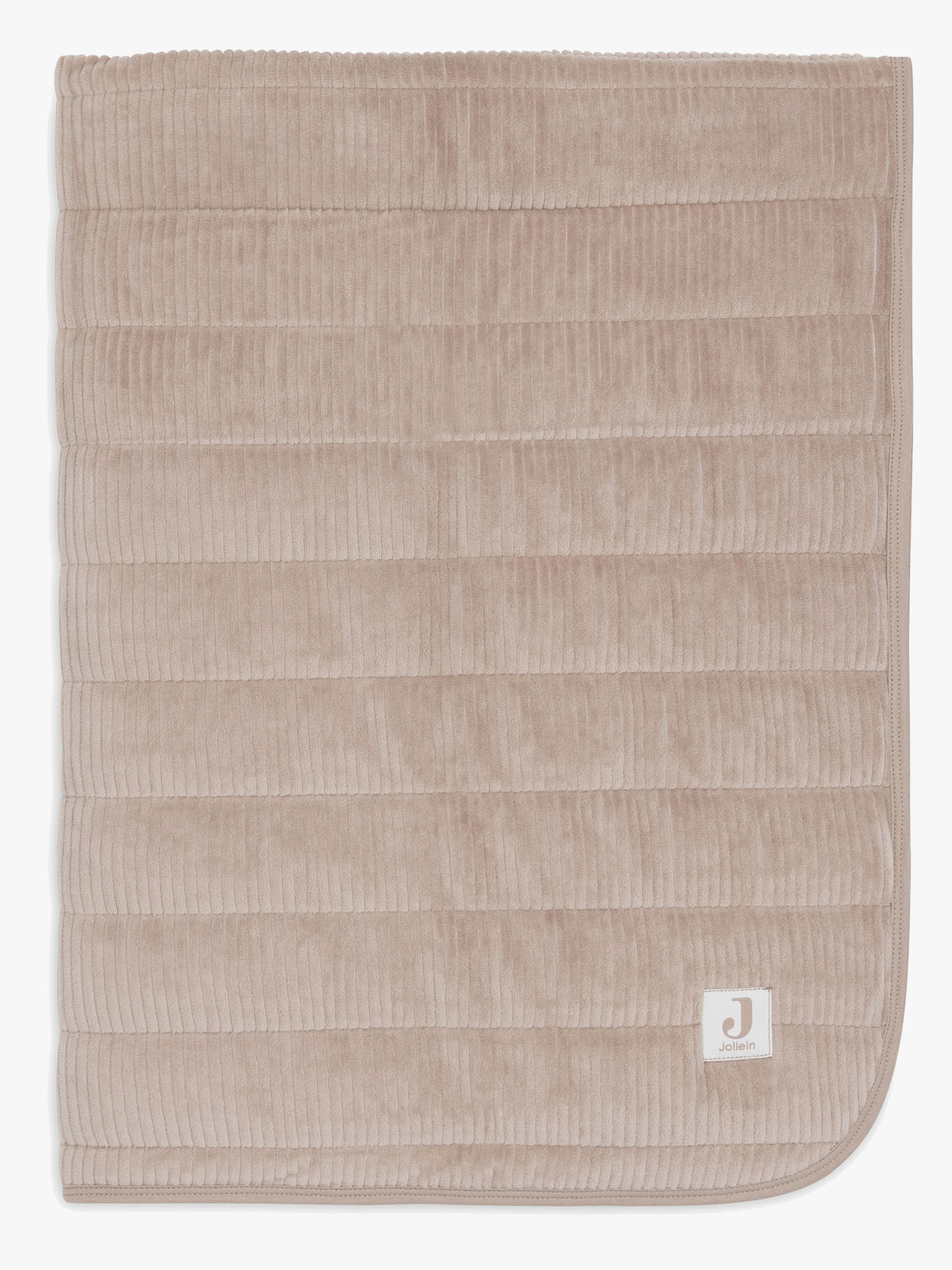 Jollein Filt 75x100 cm Velvet Rib, Milky Coffee