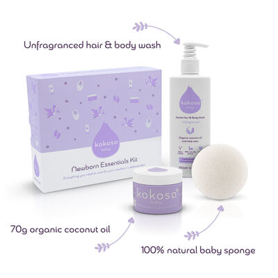 Kokoso Baby Skin Care Essential Gift Set