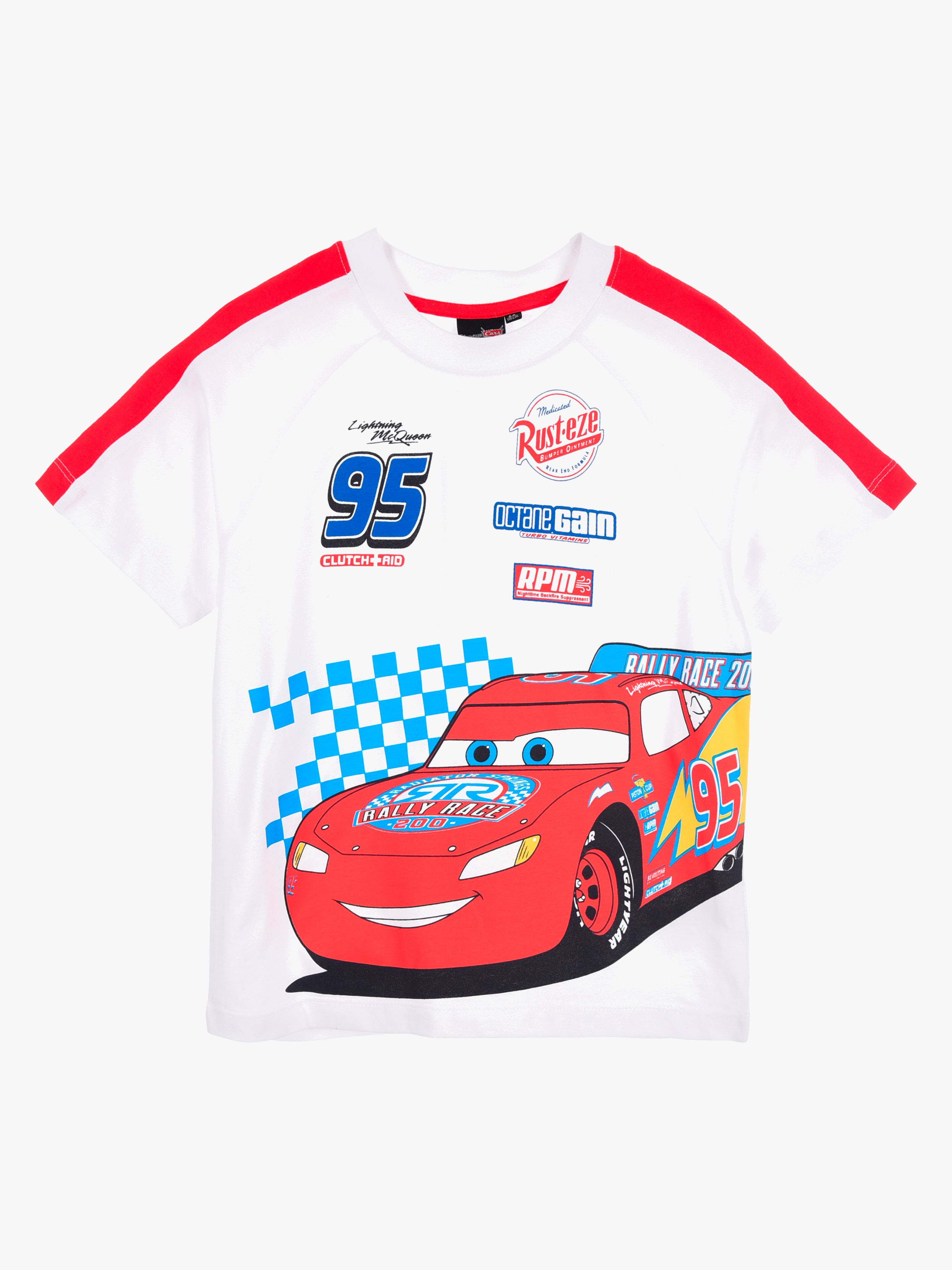 Disney Cars T-shirt, Vit, 110-116