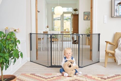 BabyDan CombiFit L Skruvgrind 90-223 cm, Svart