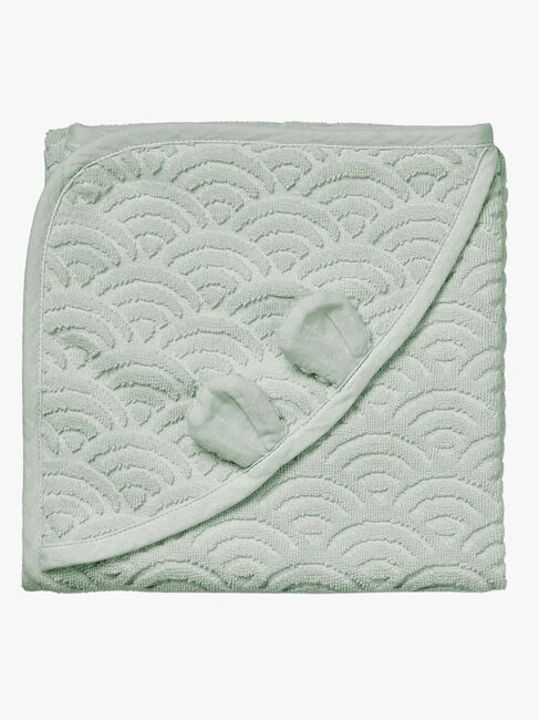 Cam Cam Copenhagen Junior Handduk med Huva, Green