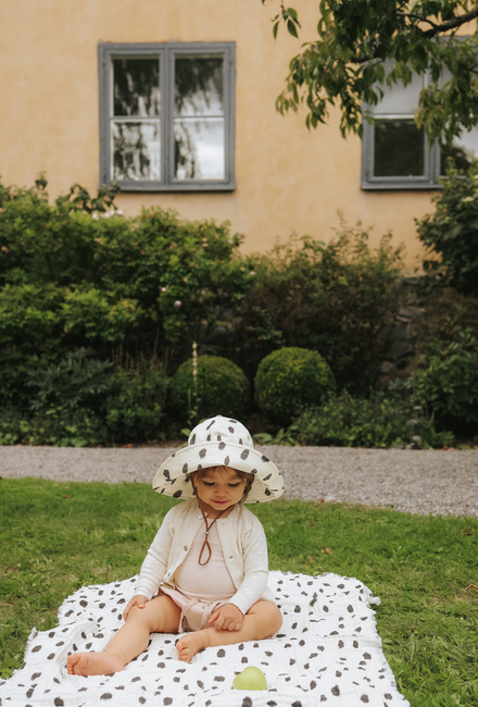 Elodie Soft Cotton Filt, Dalmatian Dots