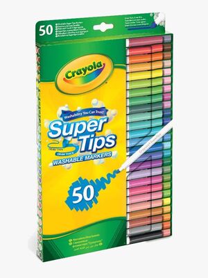 Crayola Super Tips Färgpennor 50 st