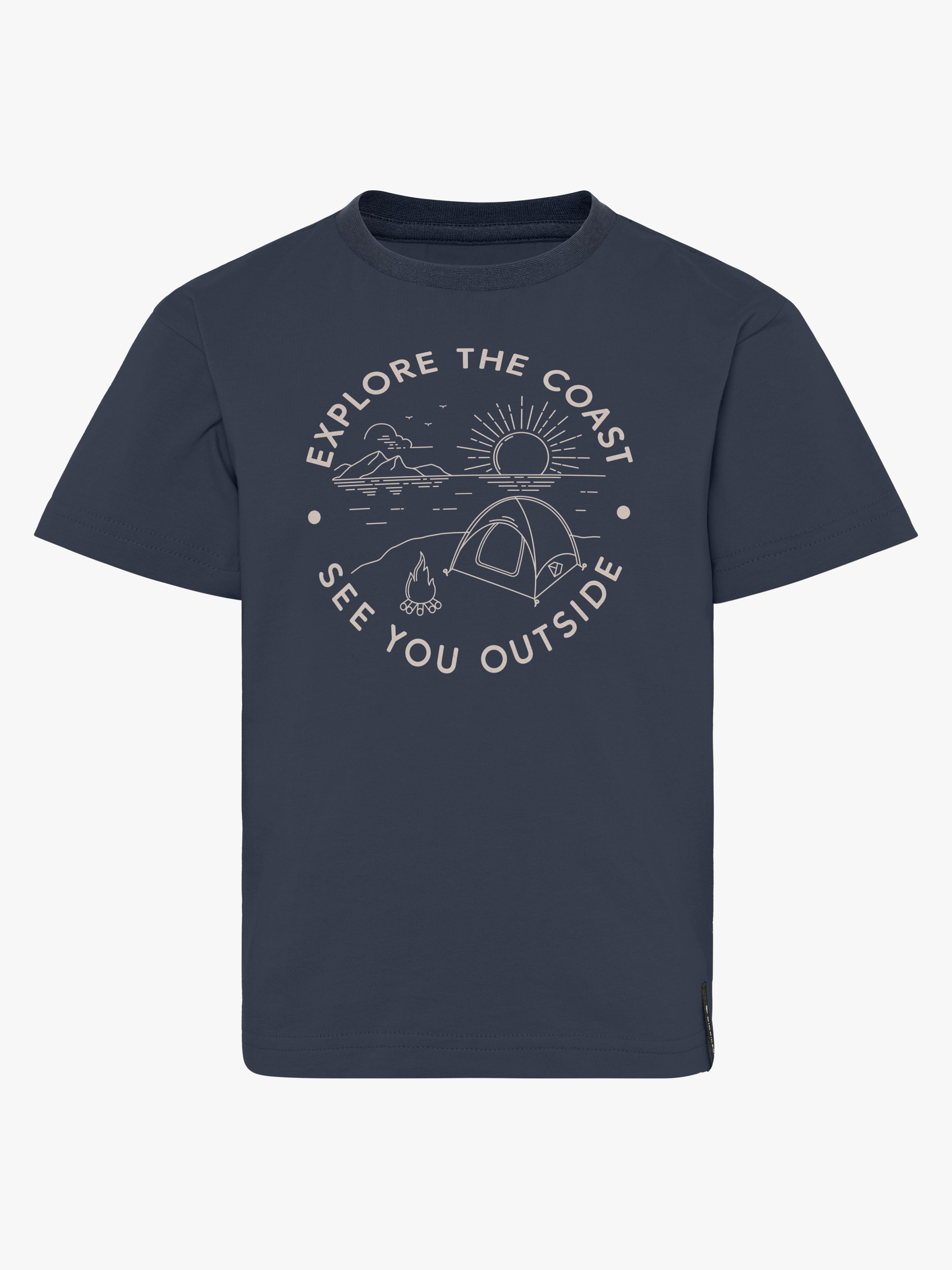 Didriksons Mynta T-shirt, Marinblå, 90