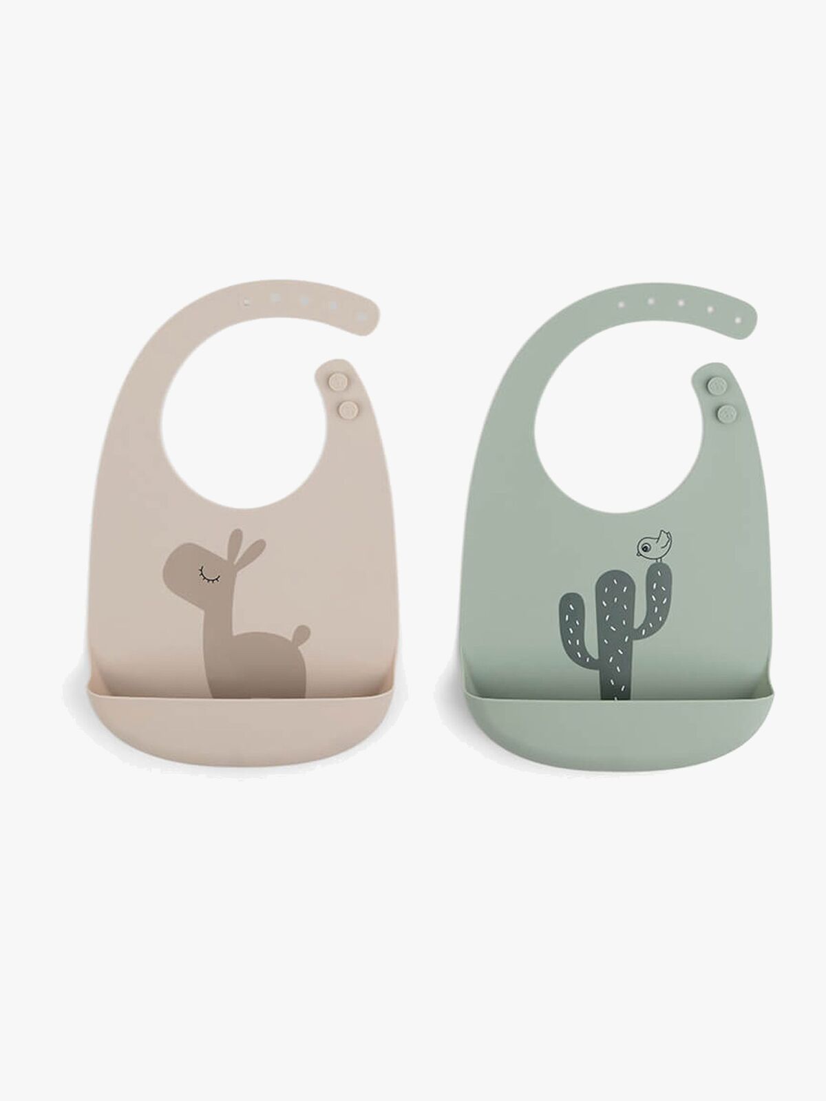 Done By Deer Elphee Haklapp 2-pack, Sand/Green