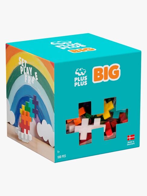 Plus-Plus BIG Byggset Rainbow Mix 100 st