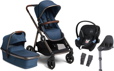 Beemoo Pro Multi Duovagn inkl. Cybex Aton M Babyskydd, Midnight Blue/Andonized