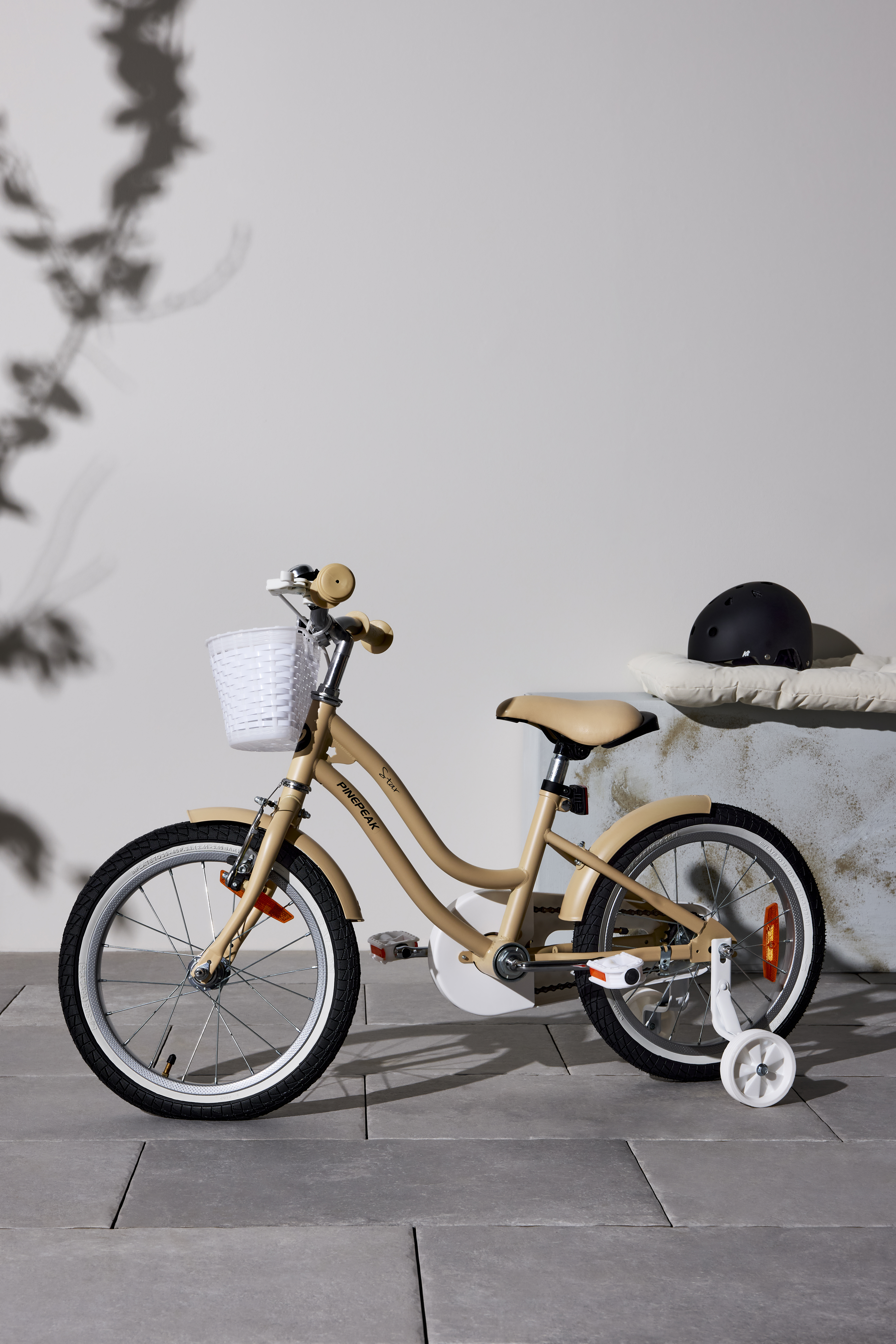 Pinepeak Star Cykel 16 Tum, Beige