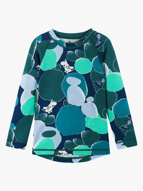 Reima Moomin Trivsam Underställ Merinomix, Dark Teal