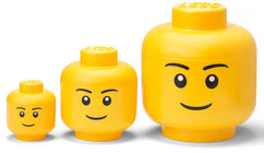 LEGO Förvaring Pojke 3-pack, Gul