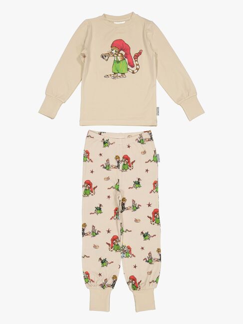 Geggamoja Pettson Och Findus Pyjamas 2-Delad, Beige 3867-16-1448_4c.jpg
